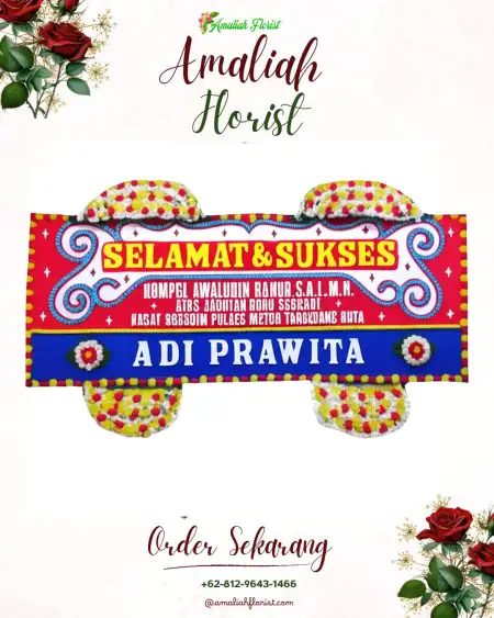 Papan Bunga Ucapan Selamat Haringen