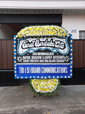 Papan Bunga Duka di Haringen